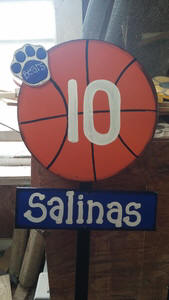 yard sign - Basketball